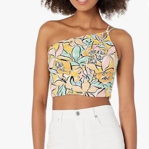 Covina Top in Tropical Papaya